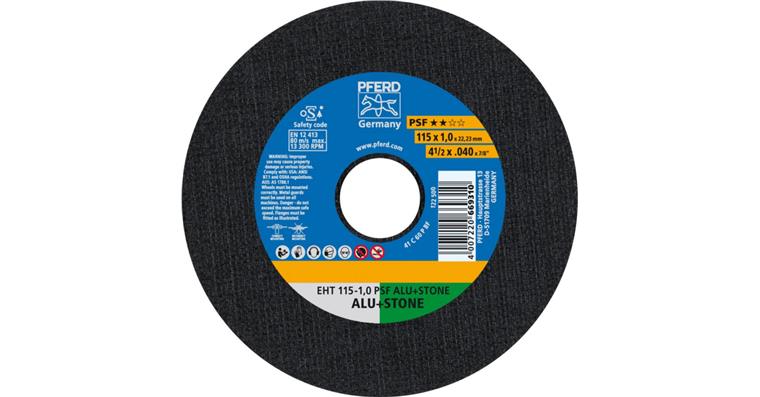 Trennscheibe PSF ALU+STONE gerade EHT 115x1,0x22,23 mm