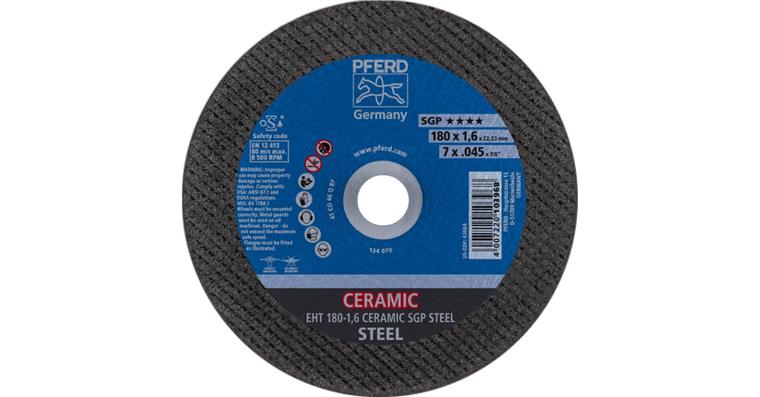 Trennscheibe SGP STEEL gerade EHT 180x1,6x22,23 mm