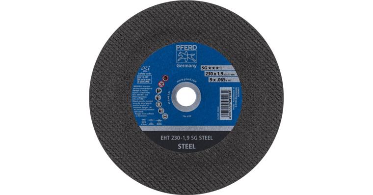 Free-hand cutting disc, straight, universal line SG STEEL grit 46 230x1.9 mm