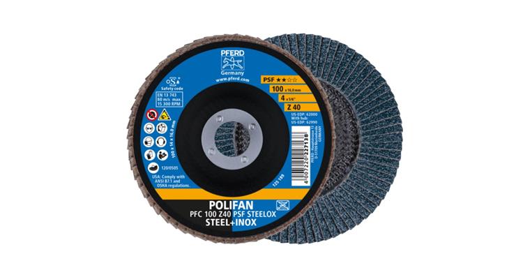 Fächerschleifscheibe POLIFAN PSF STEELOX konisch PFC 100x16 mm Z40