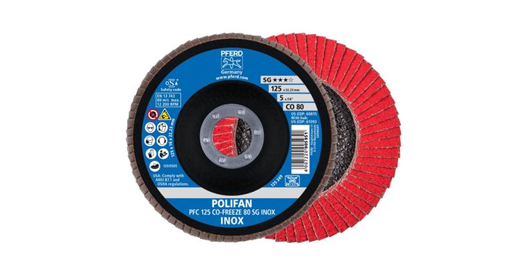 Lamella flap disc, dia. 125 mm, grit 80