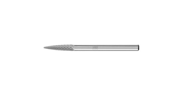 1044270102 HM-Frässtift Spitzbogenform (SPG) Schaft-Ø 3 mm Zahnung 5 Kopf-Øxlänge 3x13