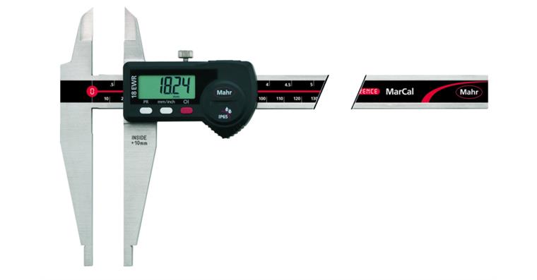 Digital-Werkstattmessschieber 0-800 mm MarCal 18 EWR IP65 Messerspitzen DA