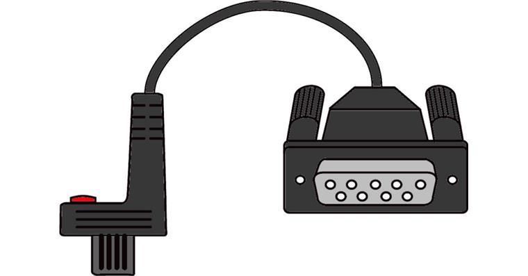 Data cable ATORN DataVariable/RS232, length 2 m, type M