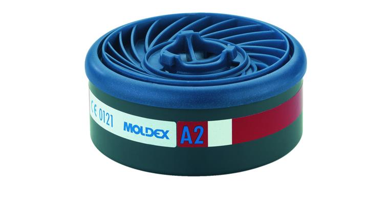 Gas filter A2 pack=4 pairs for masks 7002 (93009 284) and 9002 (93009 285)